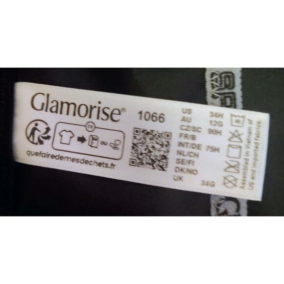 Glamorise Plus Size Sport No-Bounce Camisole Bra 1066 Size 34H Athletic Curvy - Picture 4 of 5